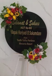 Papan Akrilik Ucapan Ulang Tahun Kota Salatiga